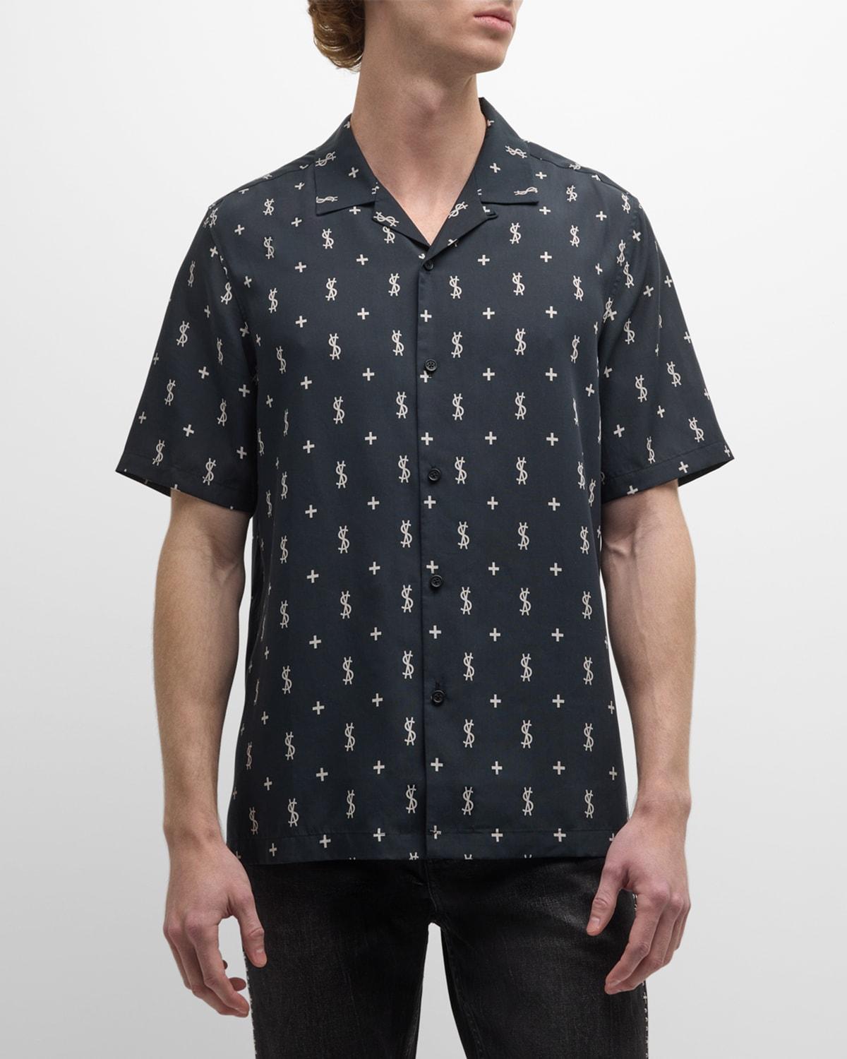 Mens Allstar Resort Relaxed-Fit Camp Shirt Product Image