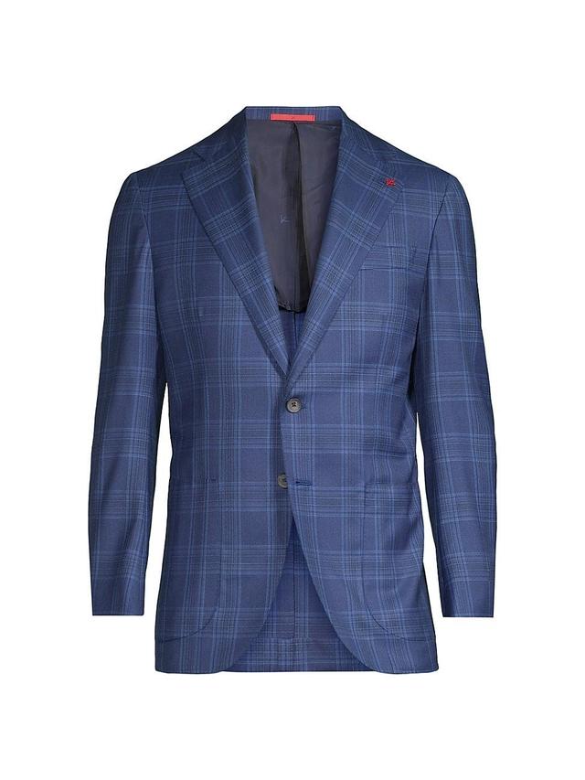 Mens Marechiaro Windowpane Wool Two-Button Sport Coat Product Image