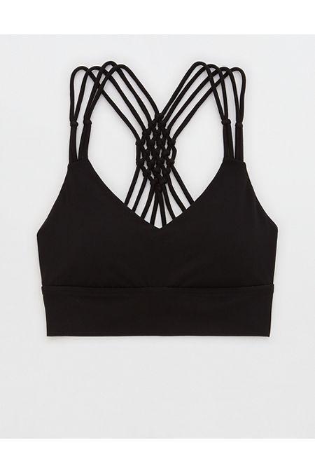 OFFLINE By Aerie Real Me Xtra Macrame Sports Bra Women's Product Image