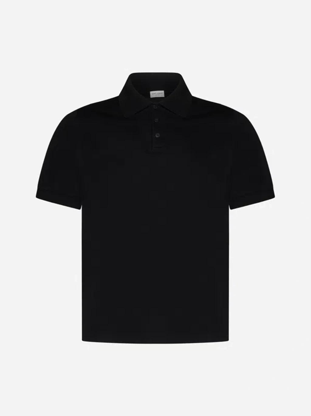 Black Logo Cotton T-shirt Product Image