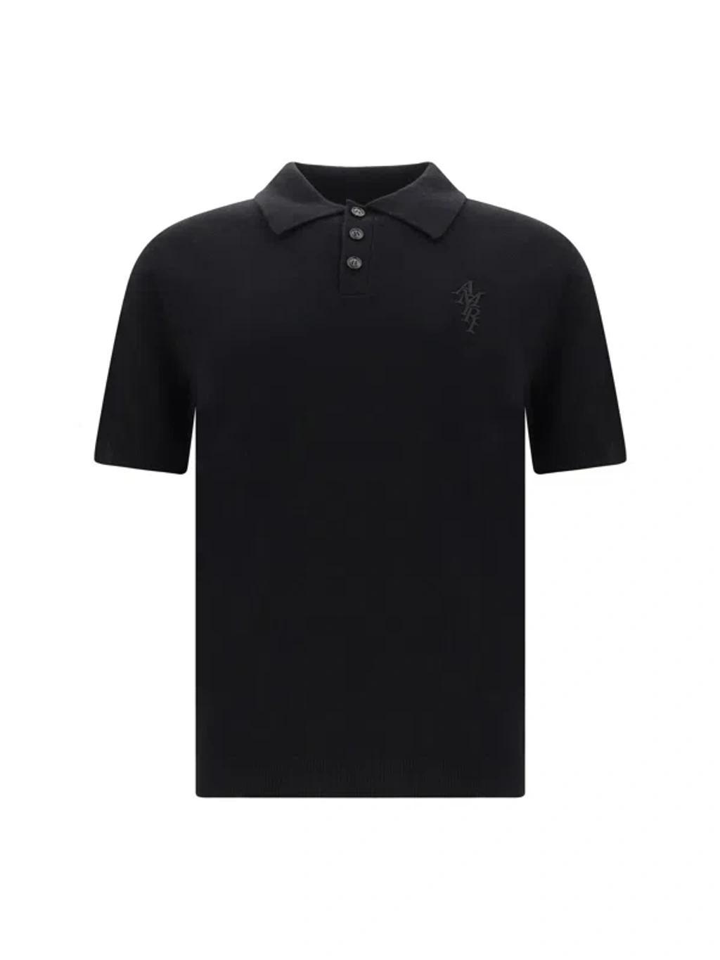 Dg Logo Embroidered Polo Shirt In Black Product Image