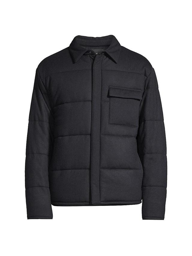 Vince Cozy Quilted Wool Jacket Product Image