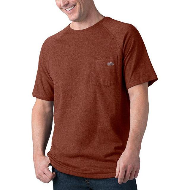 Mens Dickies Temp iQ Performance Cooling Tee Red Rock Grey Product Image