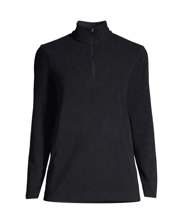 Womens Lands End Quarter-Zip Fleece Pullover Product Image