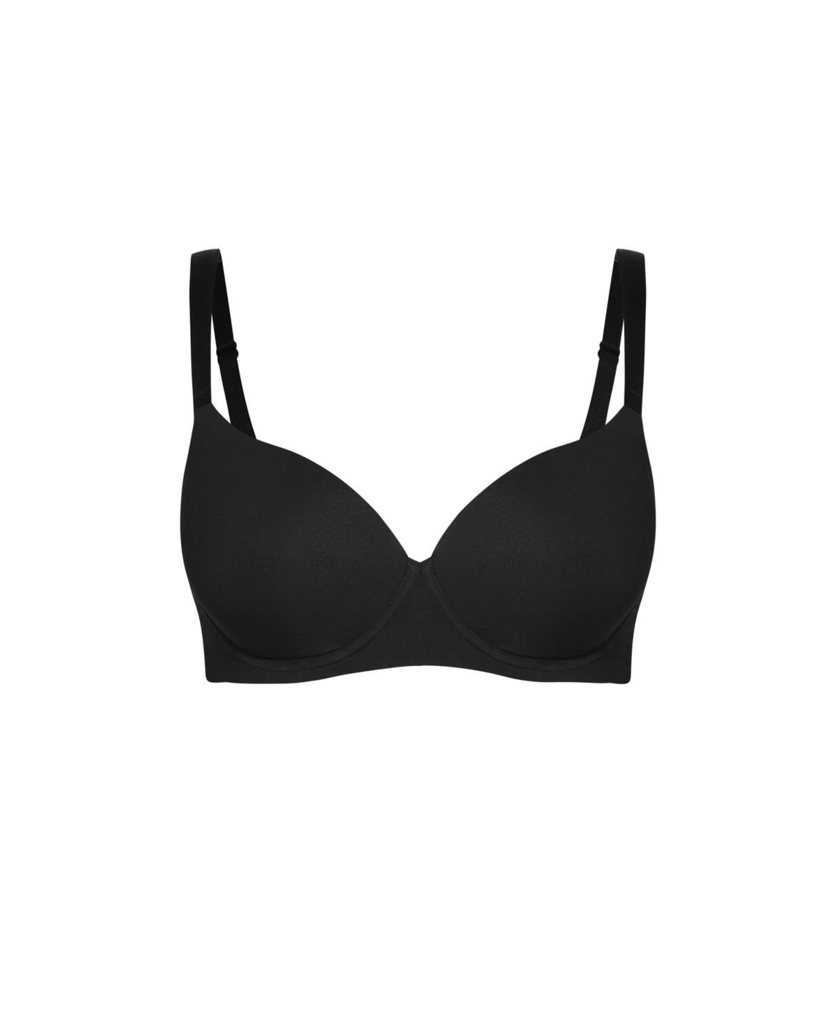 City Chic Womens Smooth & Chic Cotton T-Shirt Bra Product Image