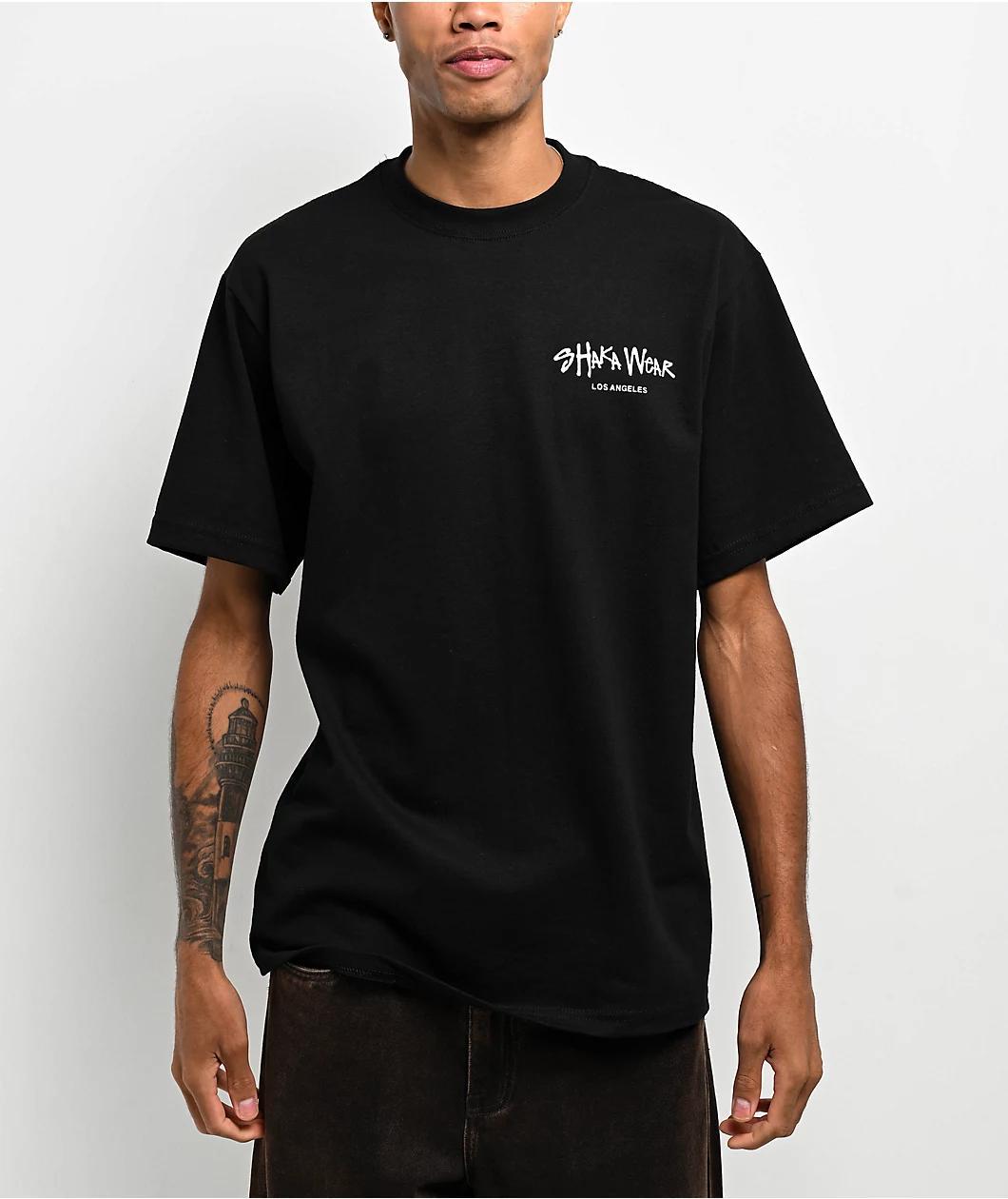 Shaka Wear El Tigre Black T-Shirt Product Image