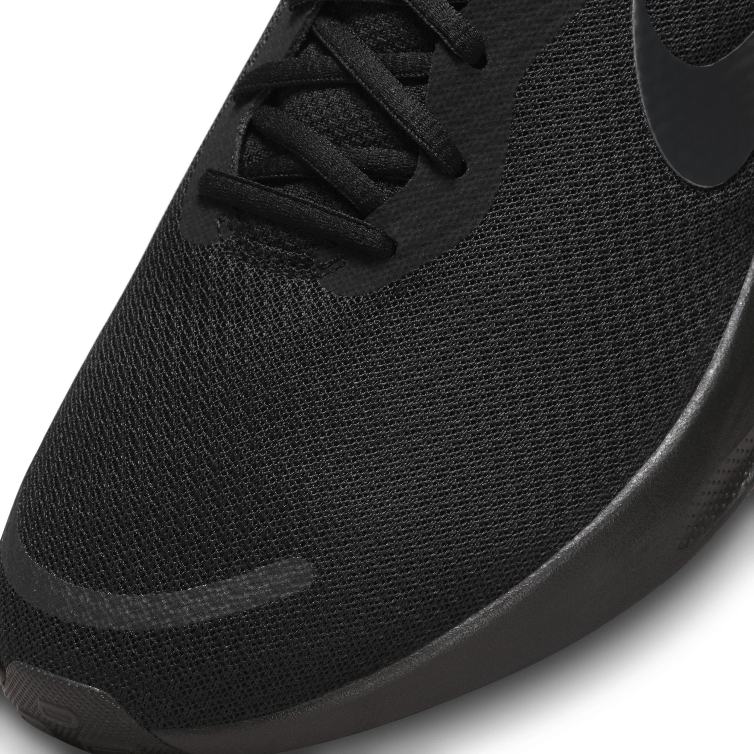 Nike Mens Revolution 7 Wide-Width Running Sneakers from Finish Line - Black Product Image