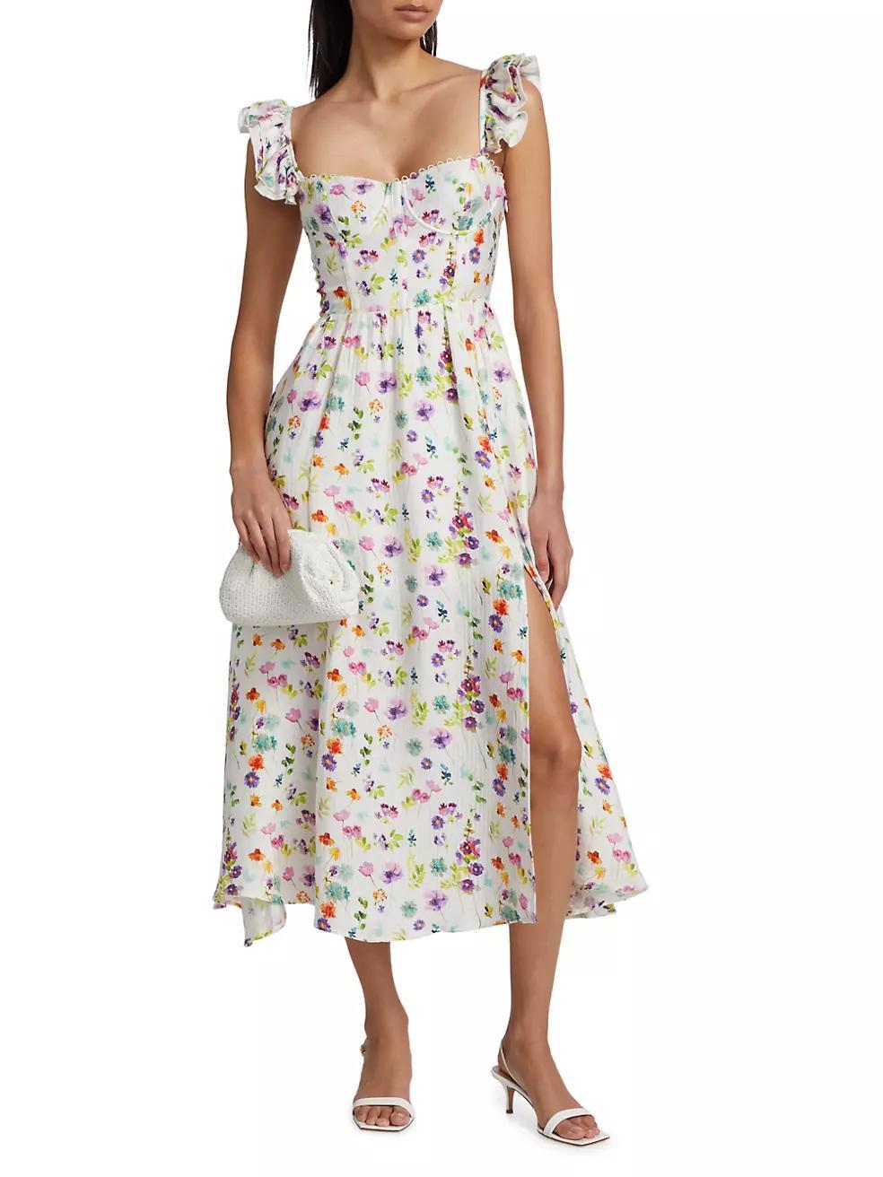 Wedelia Floral Bustier Dress Product Image