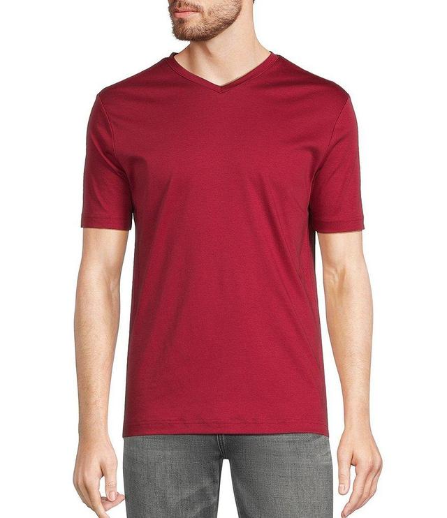 Murano Liquid Luxury Classic Fit Short Sleeve V-Neck T-Shirt Product Image