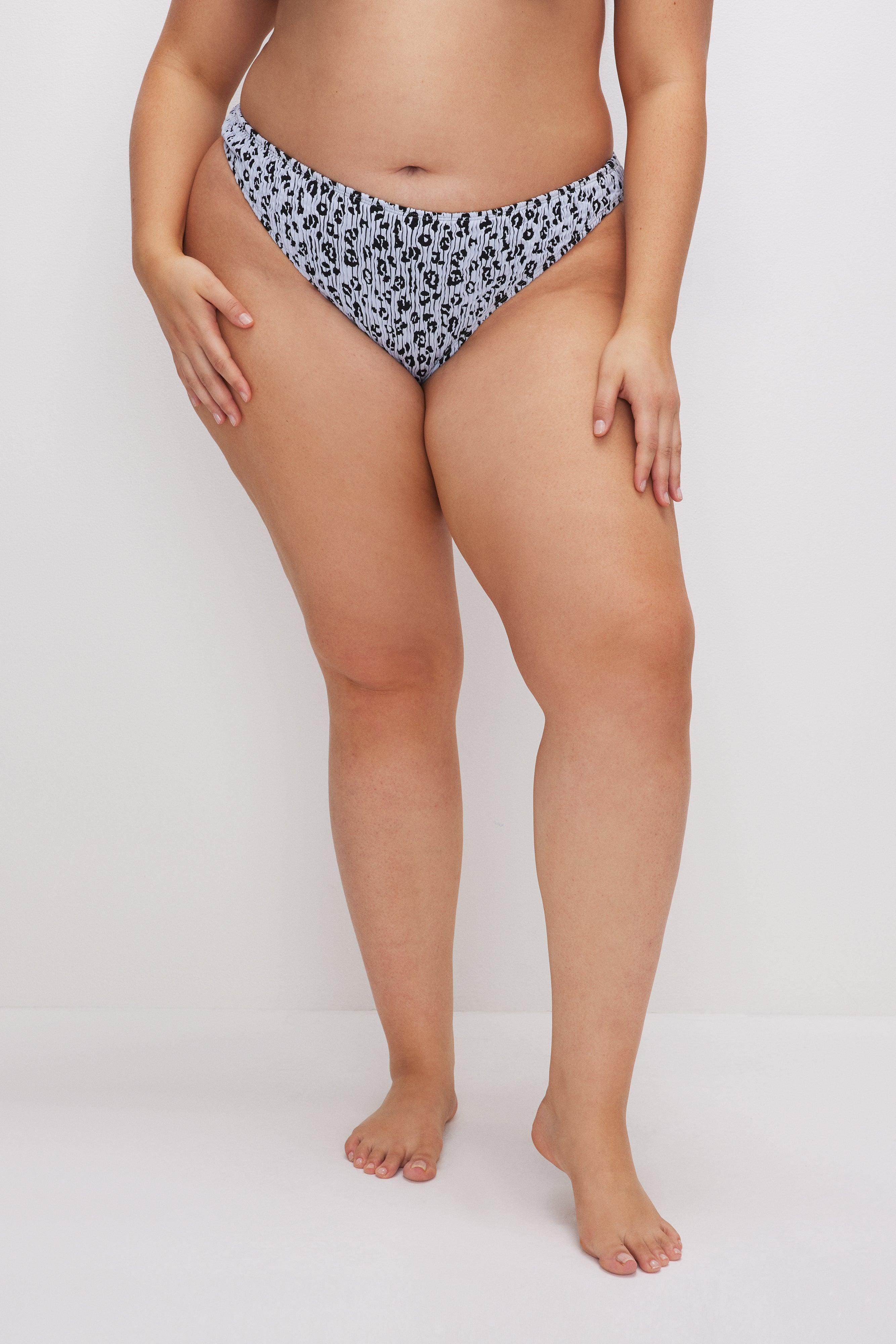 ALWAYS FITS CHEEKY BIKINI BOTTOM | GLASS LEOPARD001 Product Image