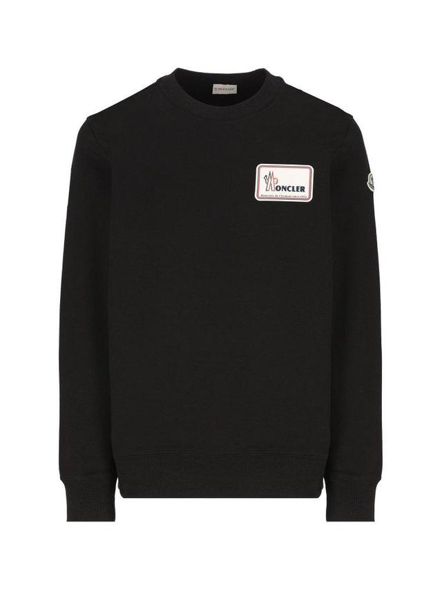 Logo Printed Crewneck Sweatshirt In Black Product Image