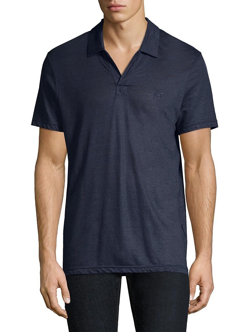 Mens Pyramid Linen Polo Shirt Product Image