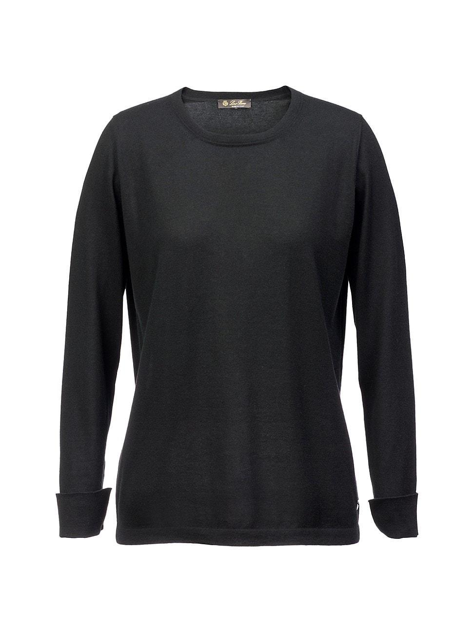 Womens Cashmere Long-Sleeve Top Product Image