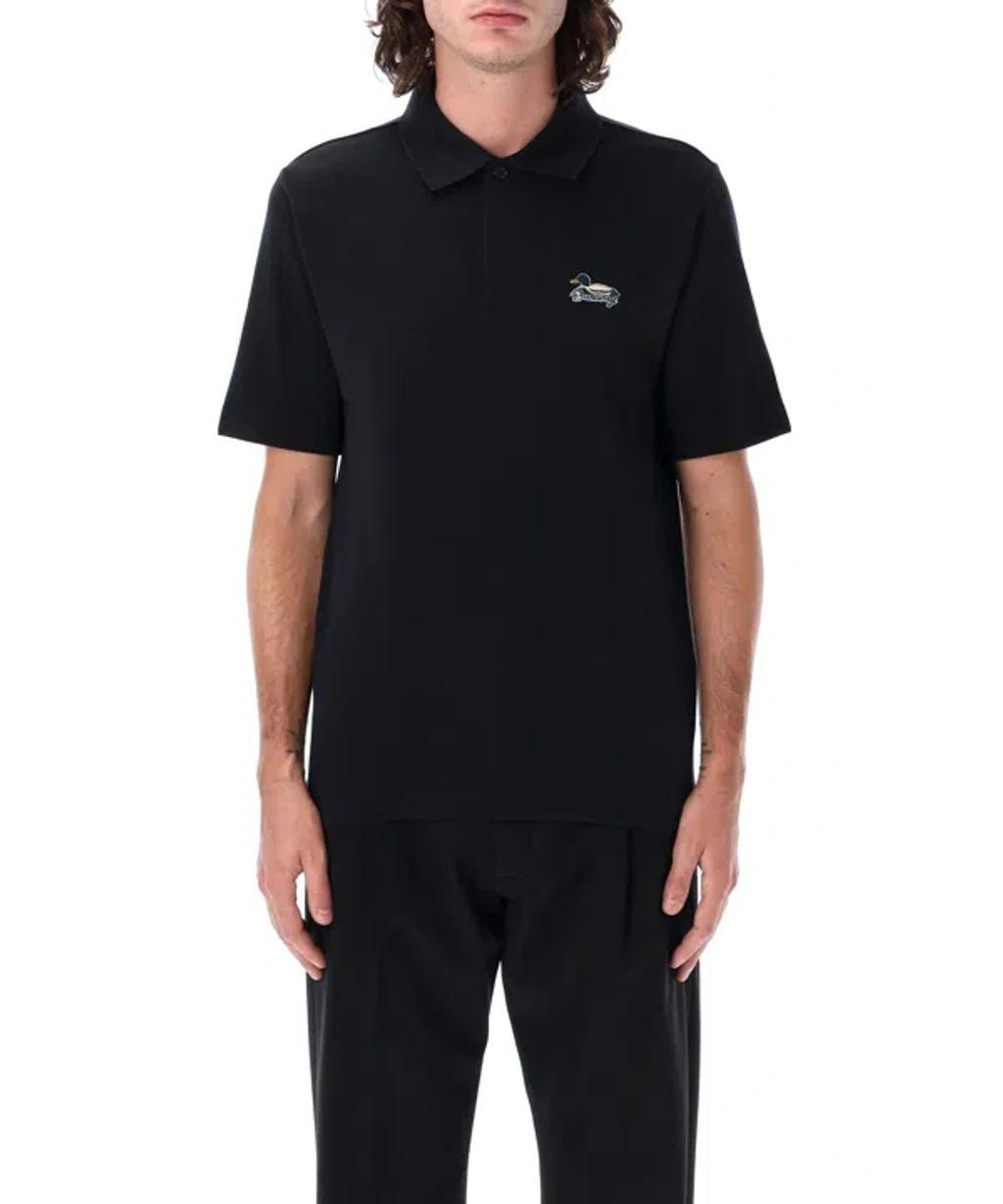 BURBERRY Polo Shirt In Black Product Image