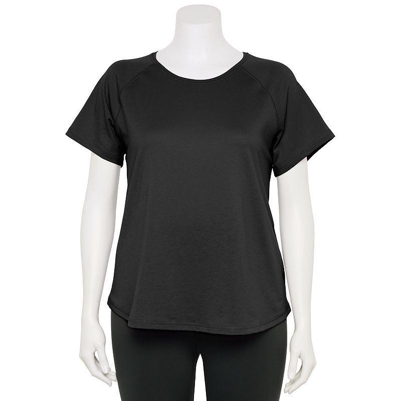 Plus Size Tek Gear Core Raglan Tee, Womens Product Image