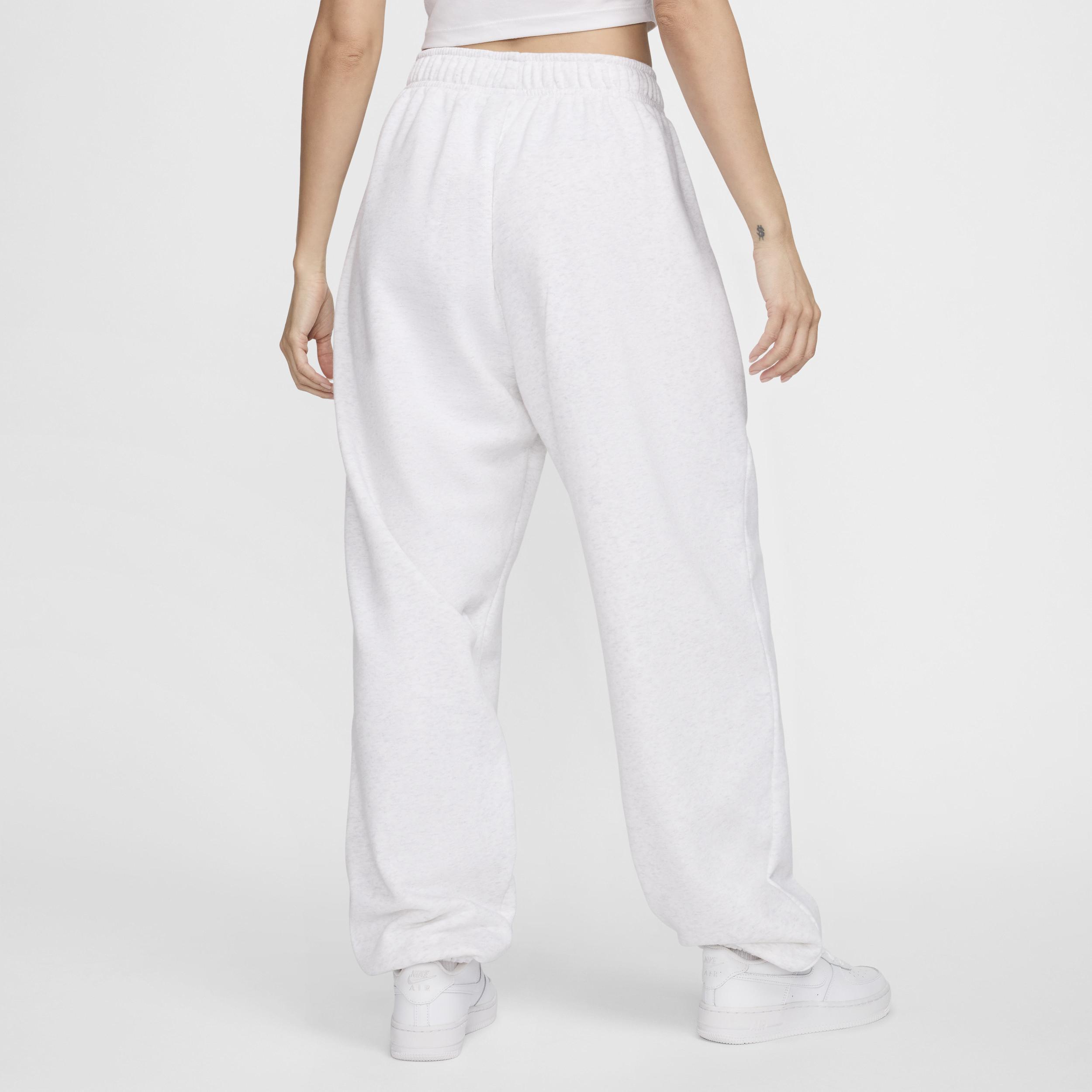 Womens Nike Sportswear Club Fleece Mid-Rise Oversized Sweatpants Product Image