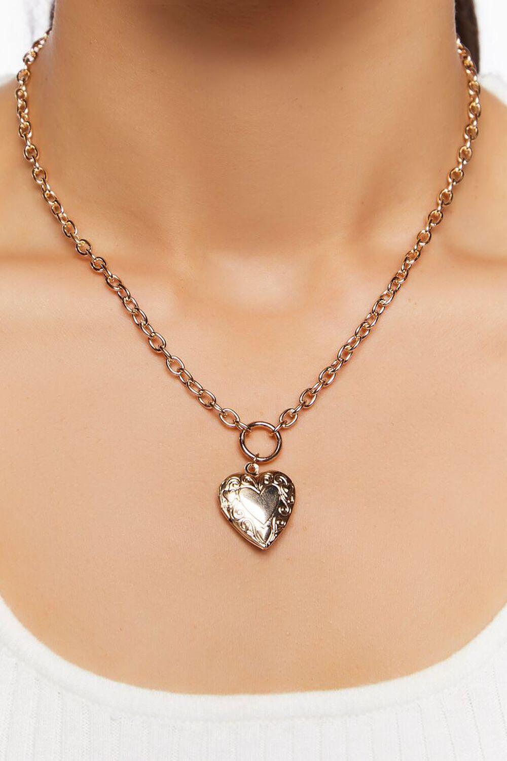 Heart Pendant Necklace | Forever 21 Product Image