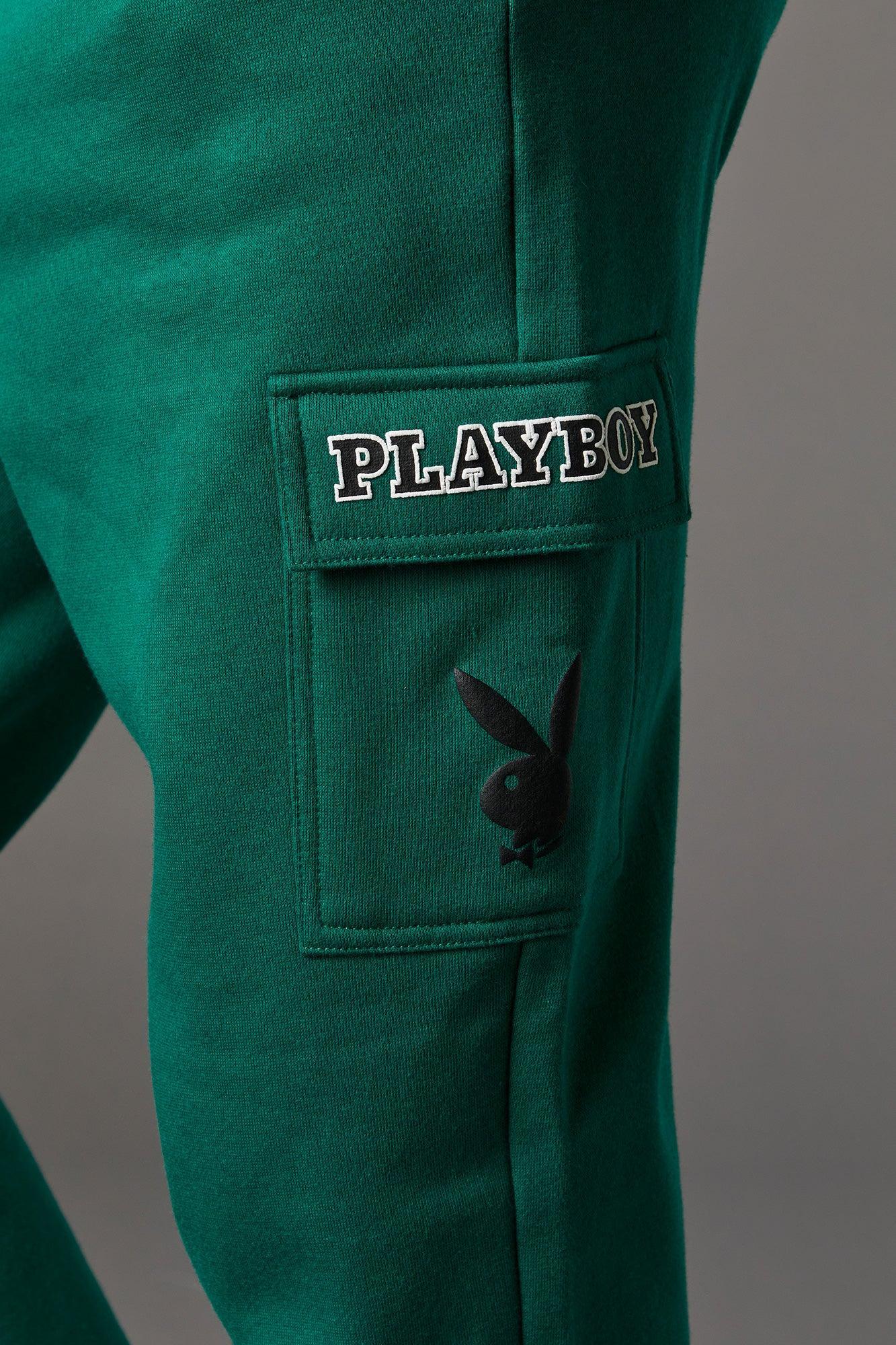 Playboy Graphic Fleece Cargo Jogger Female Product Image