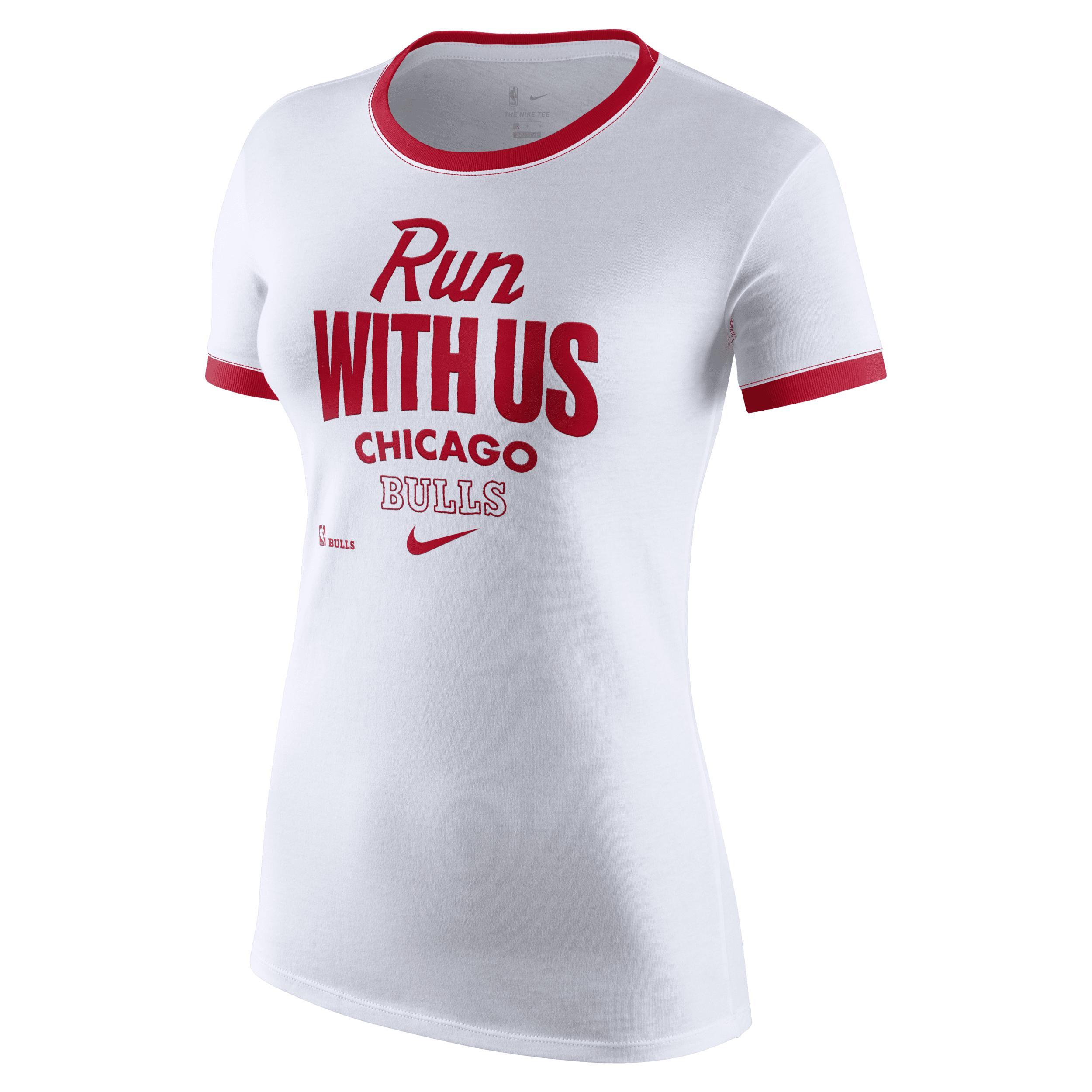 Chicago Bulls Mantra Nike Womens Dri-FIT NBA T-Shirt Product Image