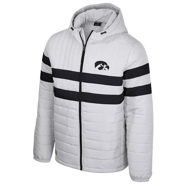 Mens Ohio State Buckeyes Hooded Puffer Jacket Product Image