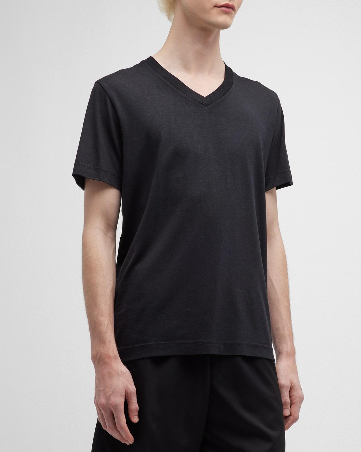 Mens V-Neck Stretch T-Shirt Product Image