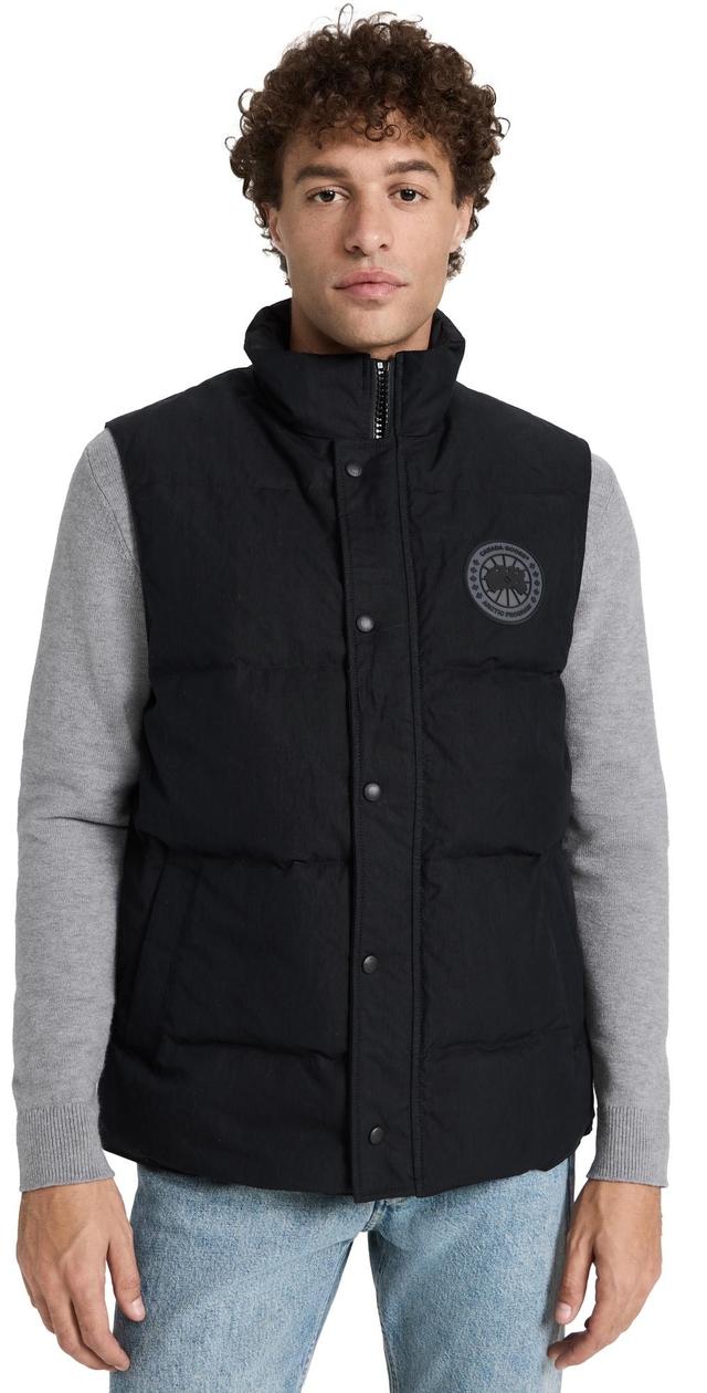 Canada Goose Black Label Crinkle Cotton Garson Vest Black - Noir XXL Product Image