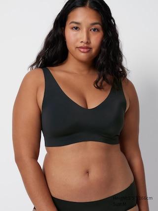 Womens Wireless Bra (Ultra Relax) with Quick-Drying Black XL UNIQLO US Product Image