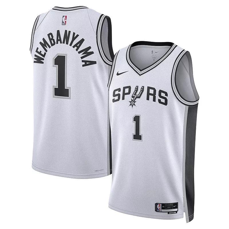 Mens and Womens Nike Victor Wembanyama White San Antonio Spurs Swingman Jersey - White Product Image