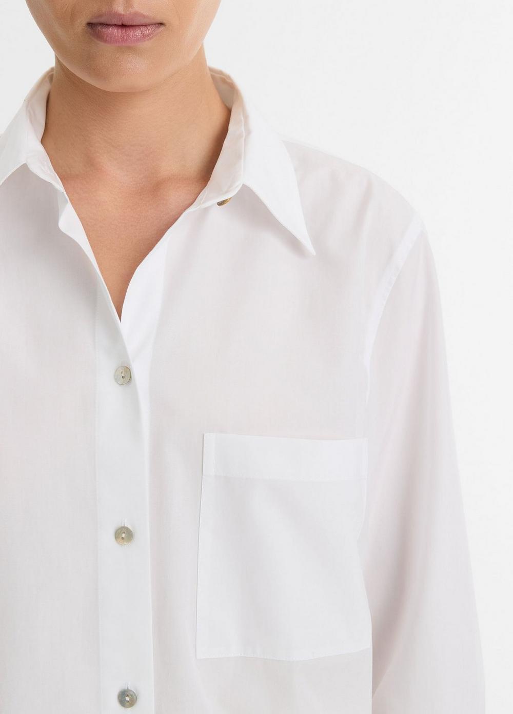 Cotton Relaxed Straight Shirt Product Image