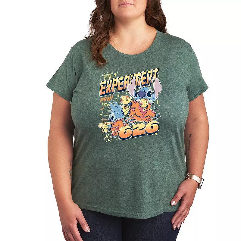 Disneys Lilo & Stitch Plus Experiment 626 Graphic Tee, Womens Product Image