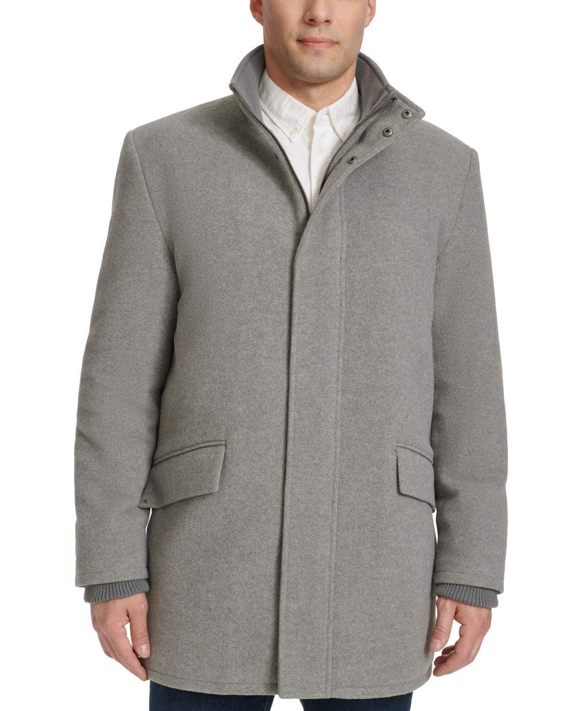 Cole Haan Mens Stand Collar Car Coat - Grey Size Medium Product Image