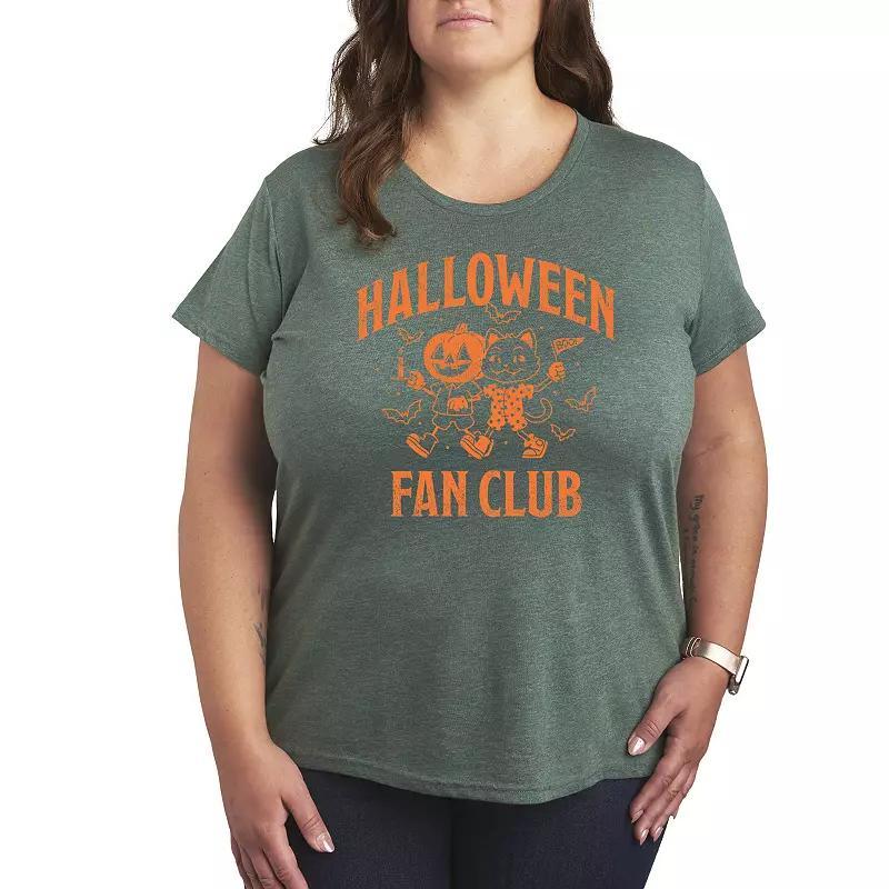 Plus Size Halloween Fan Club Graphic Tee, Womens Product Image