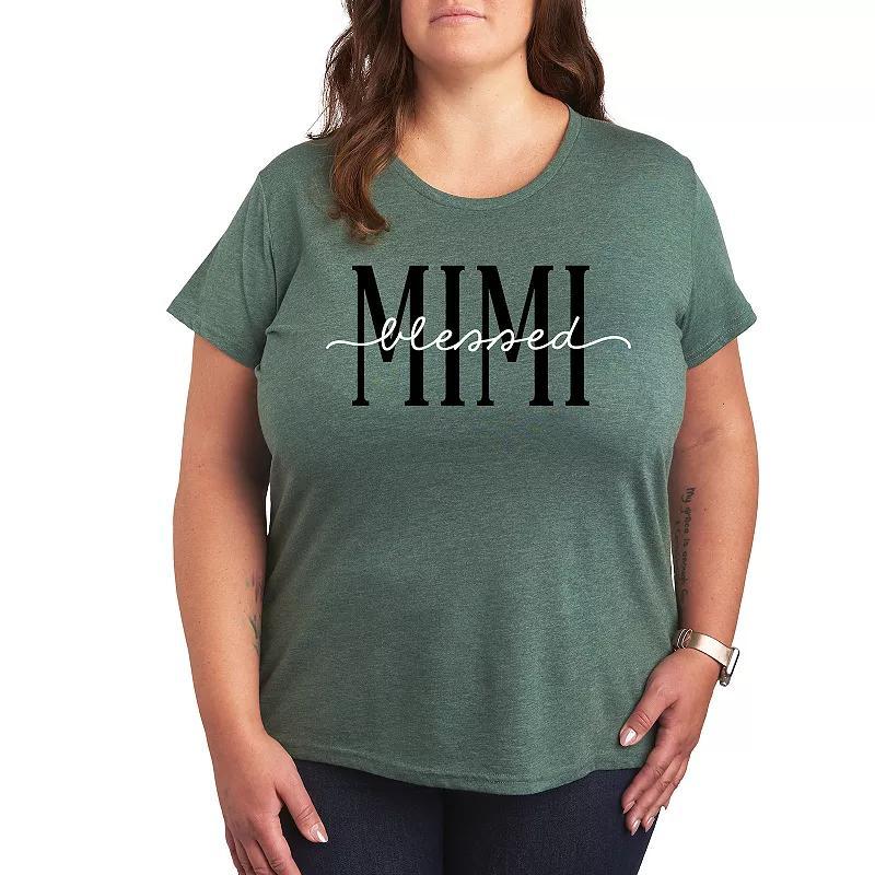 Plus Blessed Mimi Graphic Tee, Womens Product Image