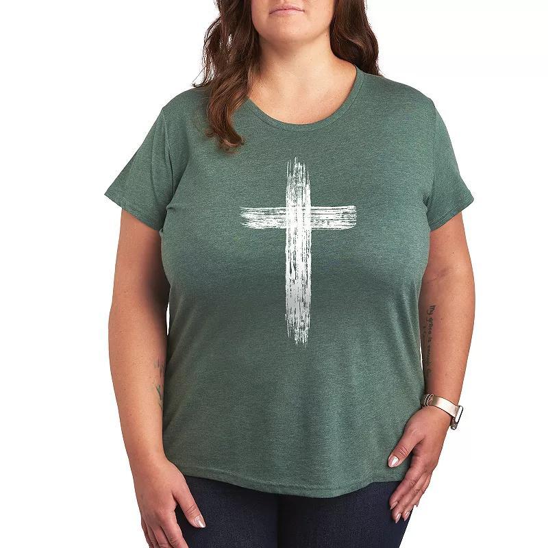 Plus Cross EKG, Womens Grey Green Product Image