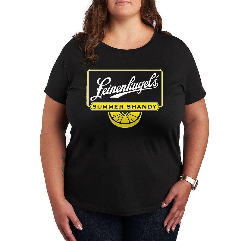 Plus Leinenkugels Shandy Lemon Graphic Tee, Womens Grey Blue Product Image