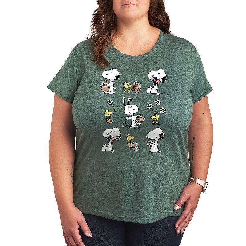 Plus Shenanigator Definition Graphic Tee, Womens Grey Green Product Image