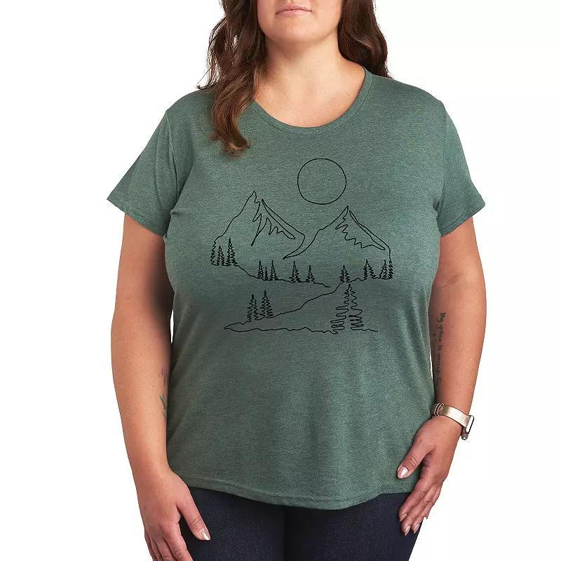 Plus Peanuts Snoopy Pile Of Leaves Graphic Tee, Womens White Product Image