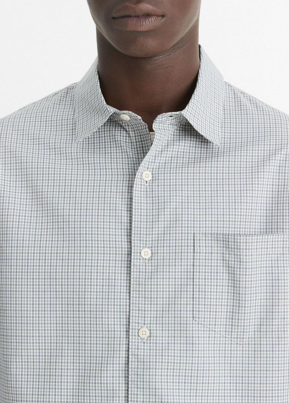 Whitney Plaid Cotton-Blend Long-Sleeve Shirt Product Image