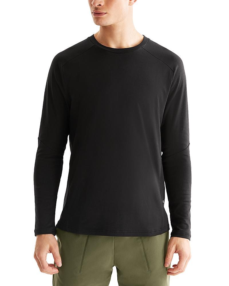 Focus Long Sleeve Pima Cotton Blend T-Shirt Product Image