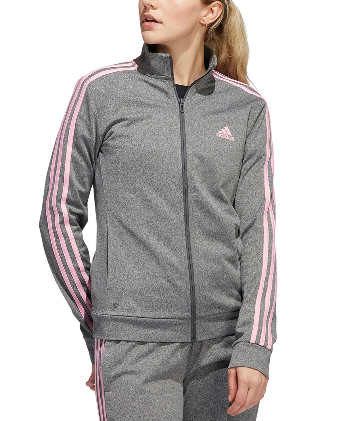 adidas Womens 3-Stripe Tricot Track Jacket-4X Product Image