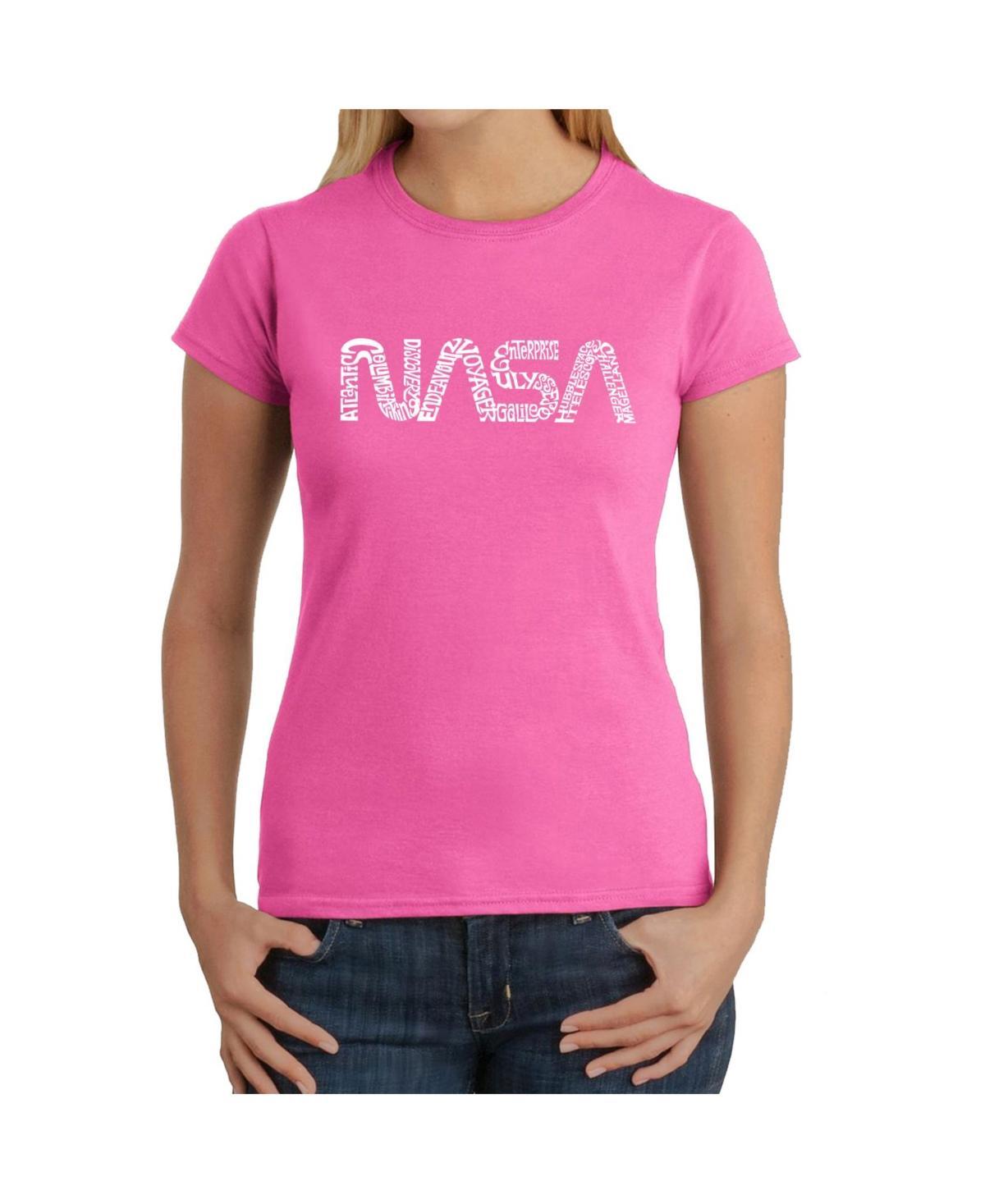 Womens Word Art T-Shirt - Worm Nasa Product Image