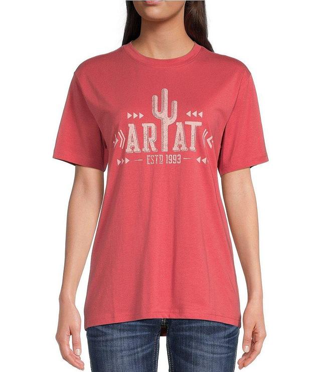 Ariat Cactus Graphic Short Sleeve Crew Neck T-Shirt Product Image