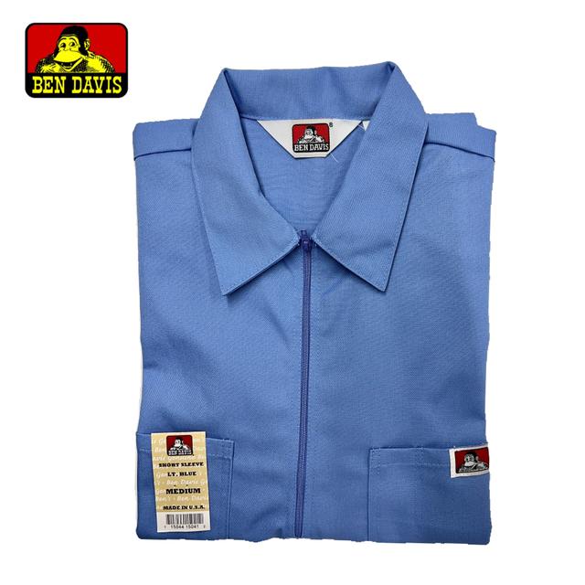 Ben Davis Short Sleeve Solid 1/2 Zip Shirt Male Product Image