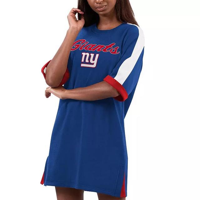 Womens G-III 4Her by Carl Banks Royal New York Giants Flag Sneaker Dress Product Image