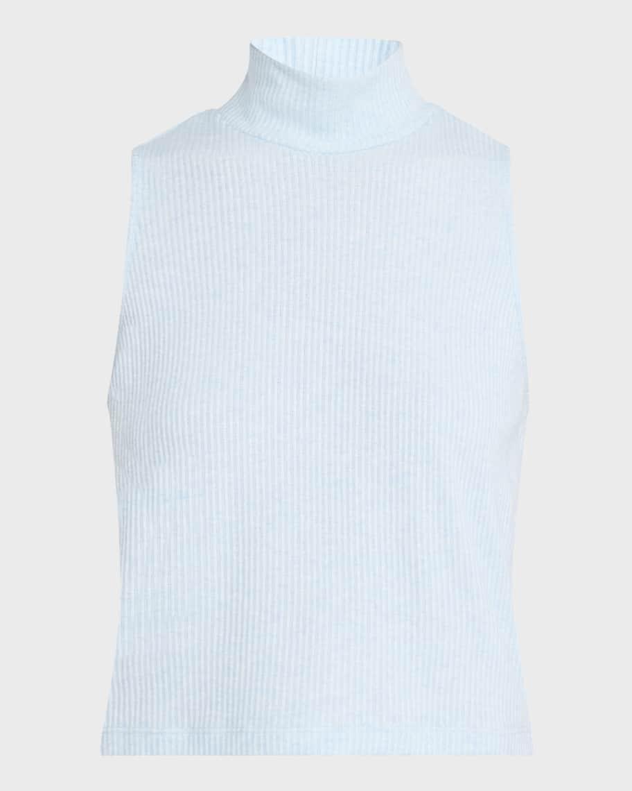 Jasmin Rib-Knit Turtleneck Top Product Image