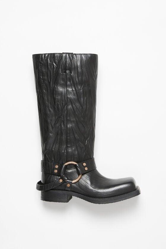 Leather buckle boots product image