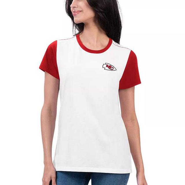 Womens G-III 4Her by Carl Banks /Red Kansas City Chiefs Fashion Illustration T-Shirt Product Image