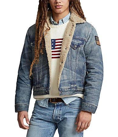 Polo Ralph Lauren Fleece Lined Trucker Jacket Product Image