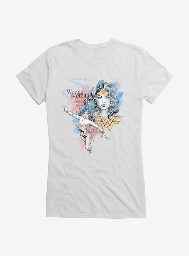 Wonder Woman Classic Shield Girls T-Shirt Product Image