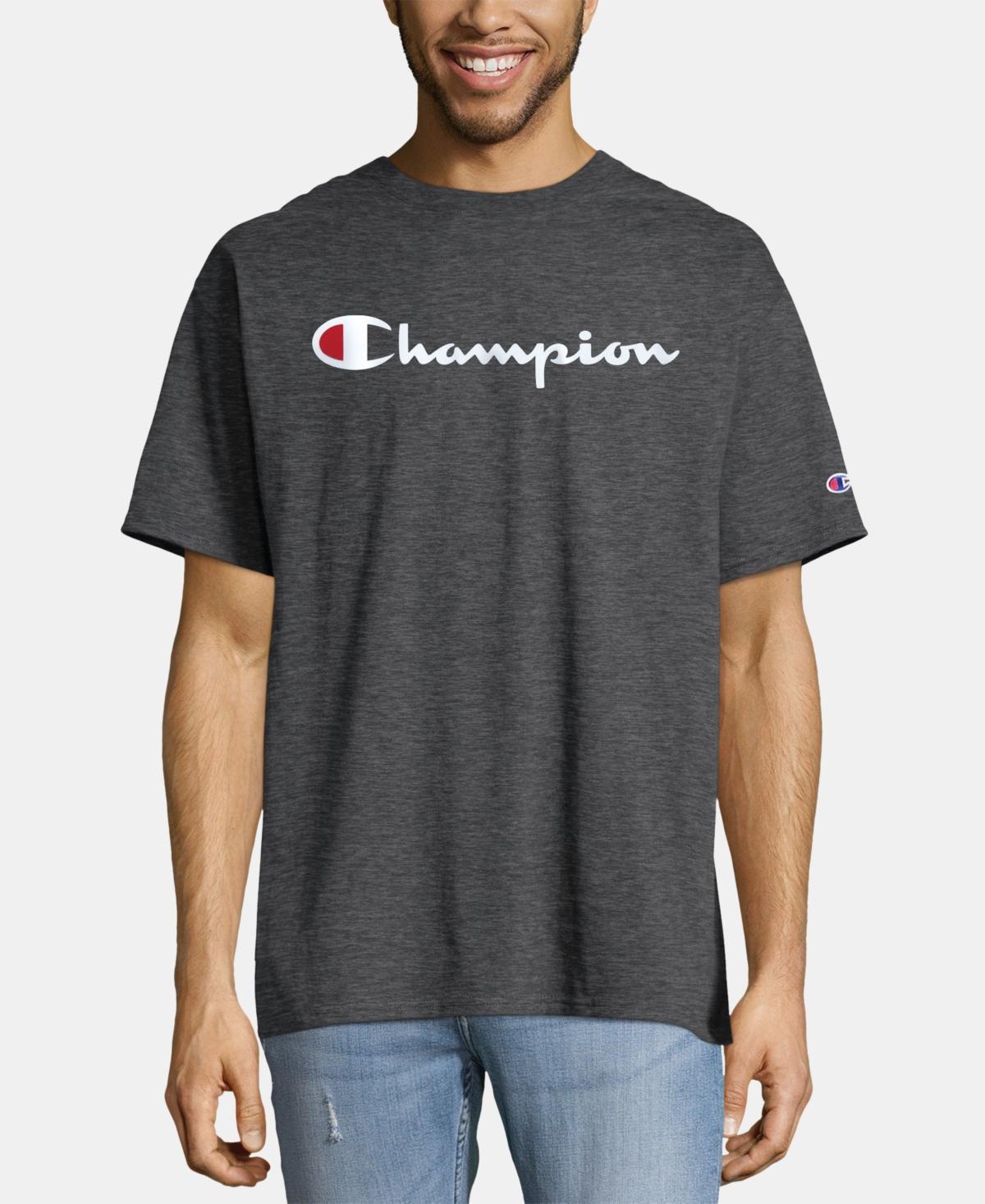 Champion Mens Script Logo T-Shirt Product Image